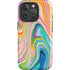 Rainbow Marble by Etta Vee iPhone 16 Pro Magsafe Impact Case